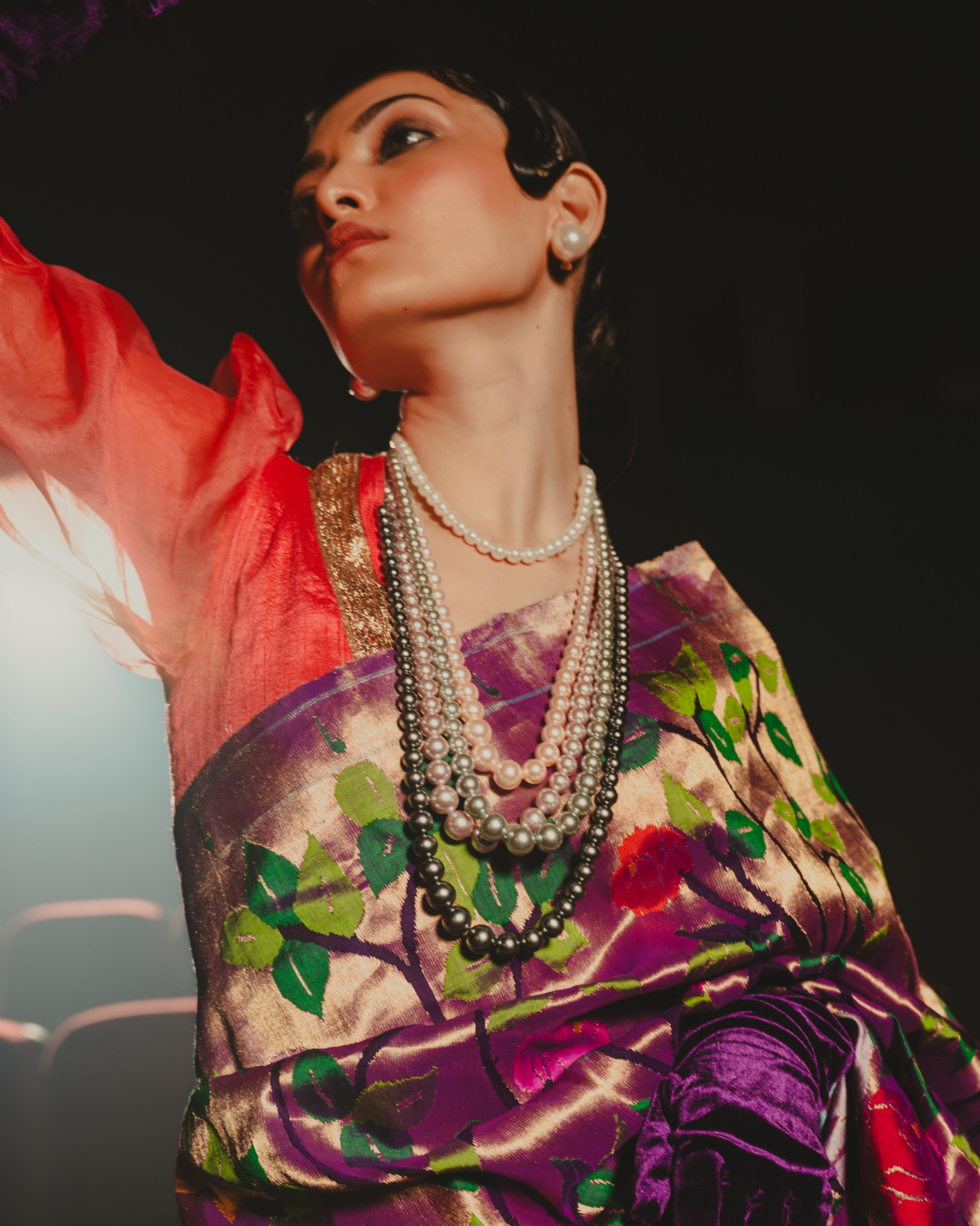 Rainbow Graded Pearl Necklace