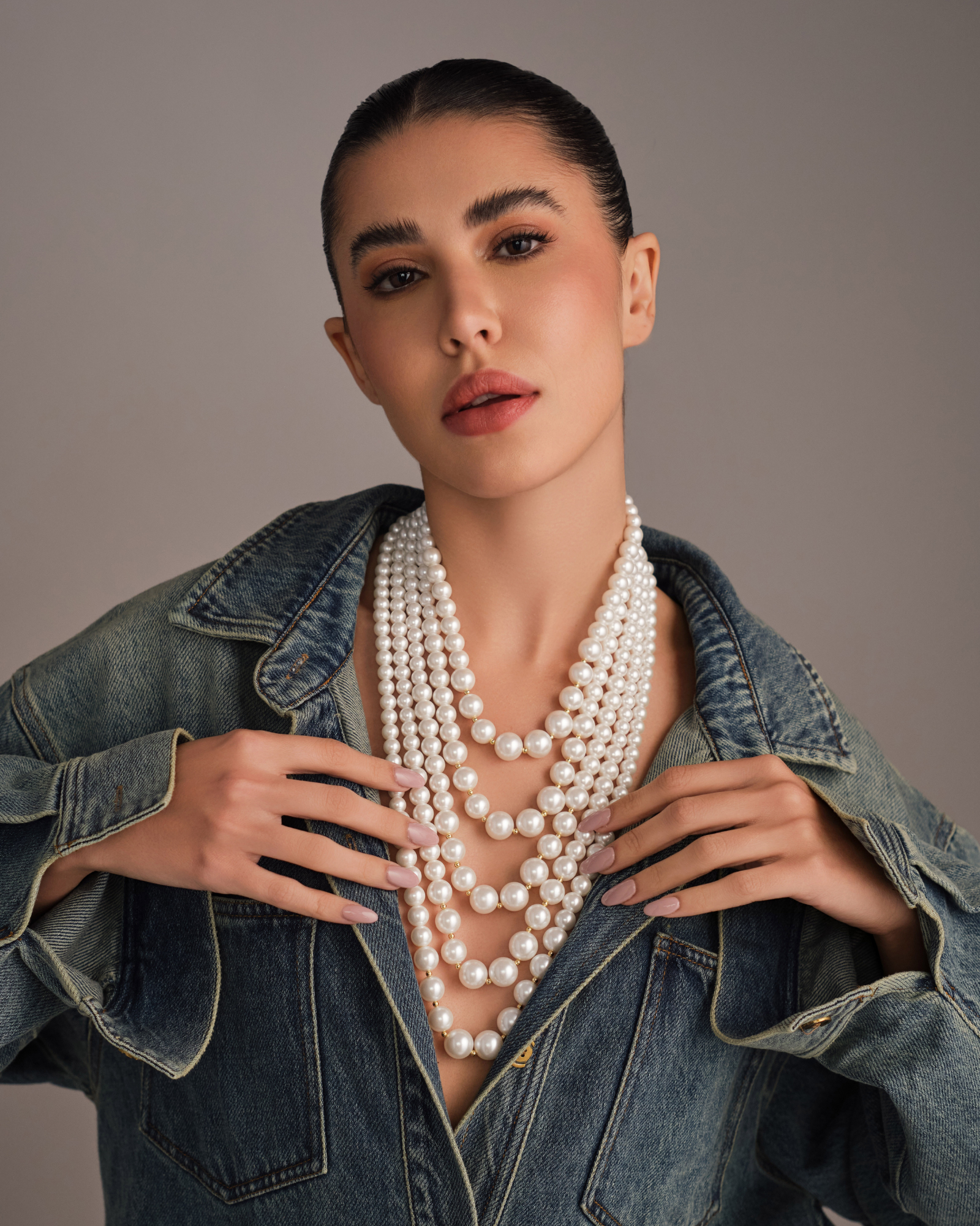 Graded Layered Bandel Necklace