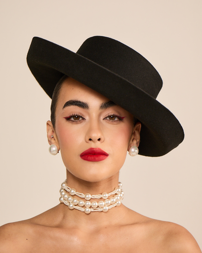 White Bunched Pearl Choker