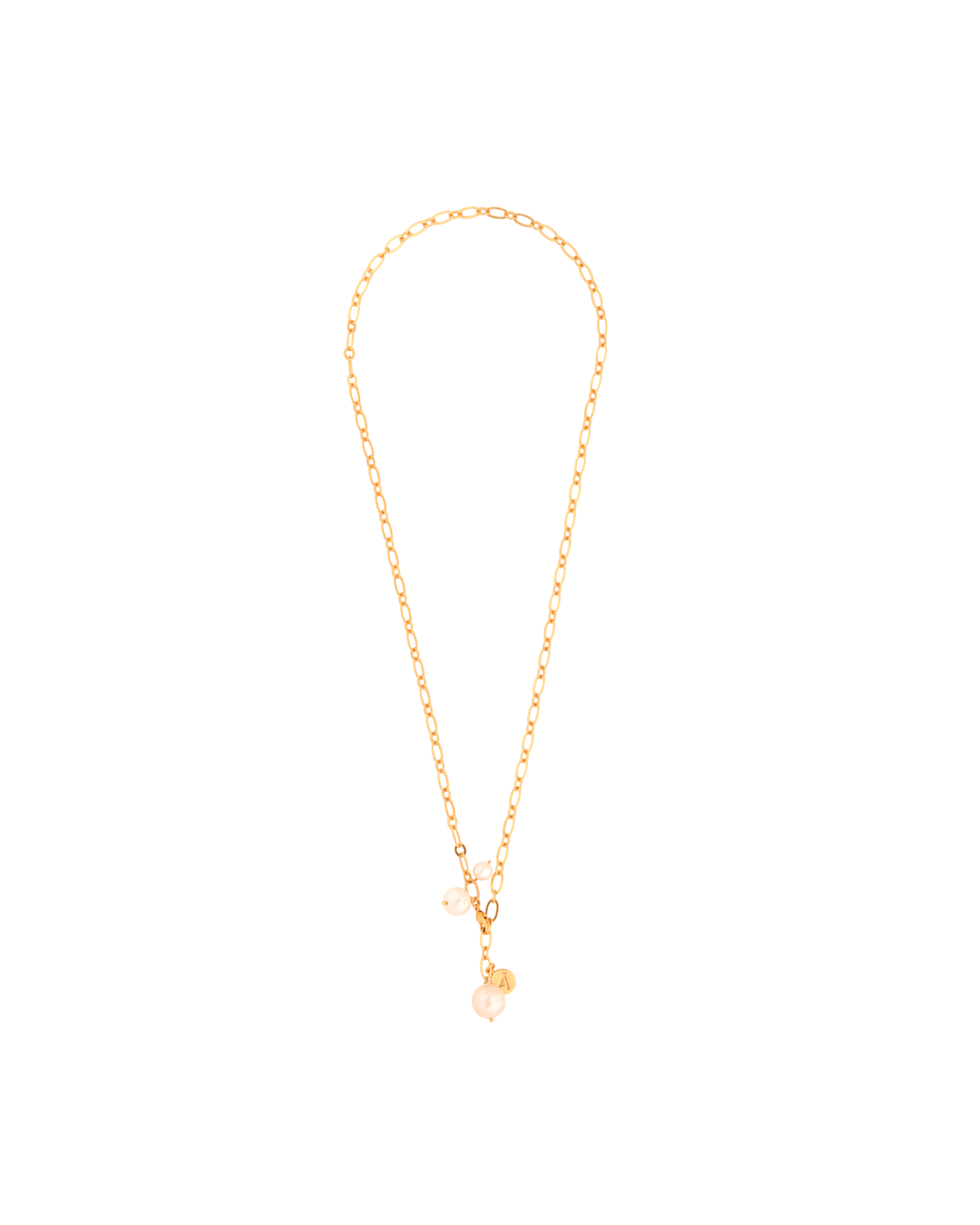 Tri-Pearl Linked Chain