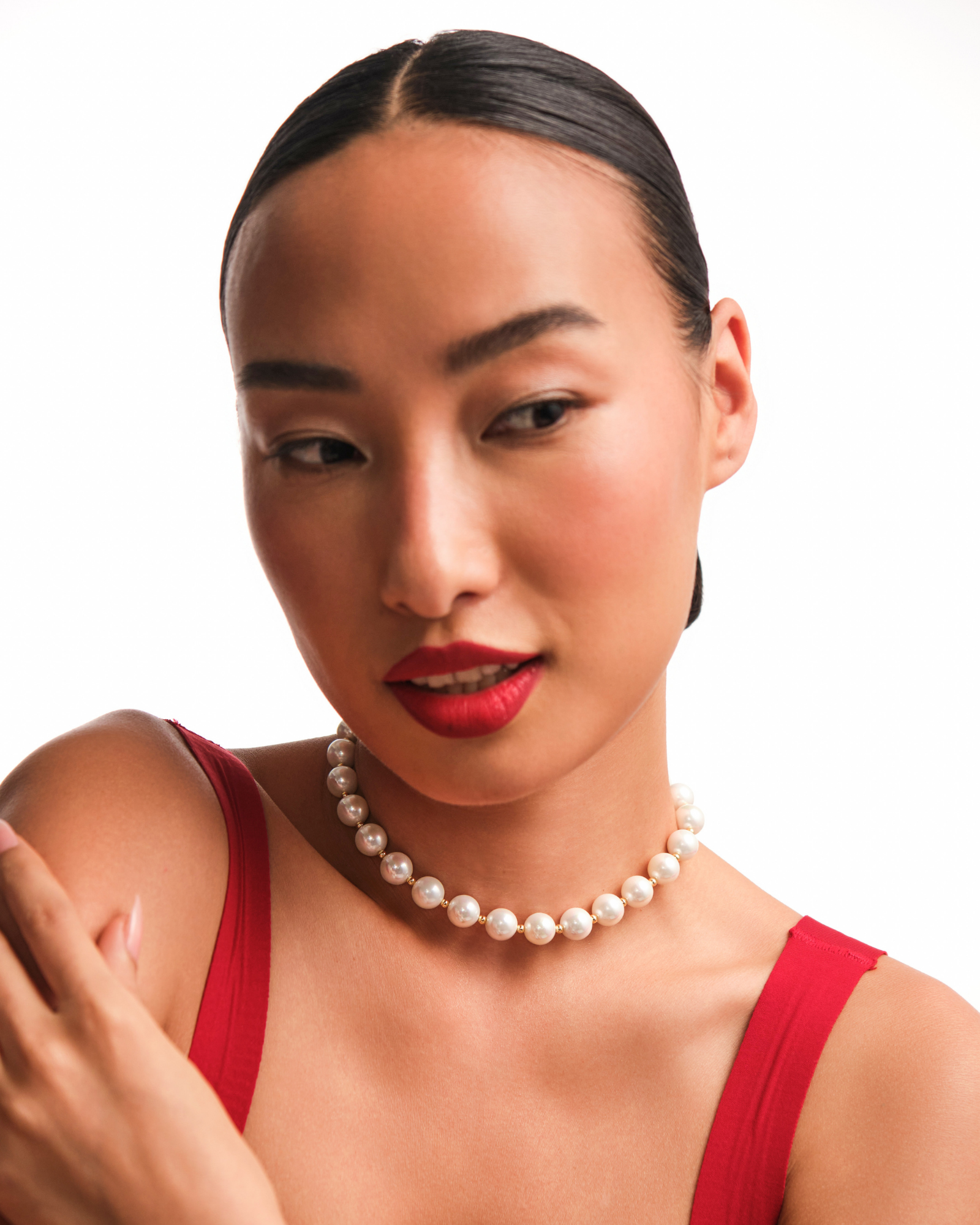 Classic Bandel Pearl Necklace