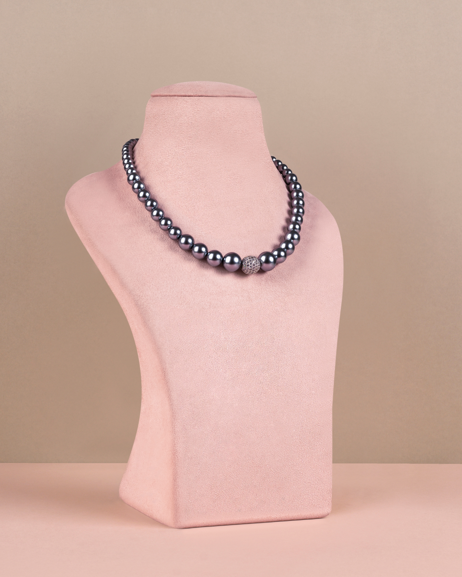 Graded Pearl Single - Dark Silver Swarovski