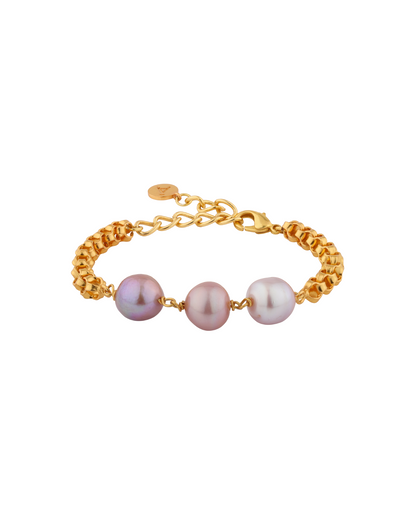 Triplet Pearl Bracelet