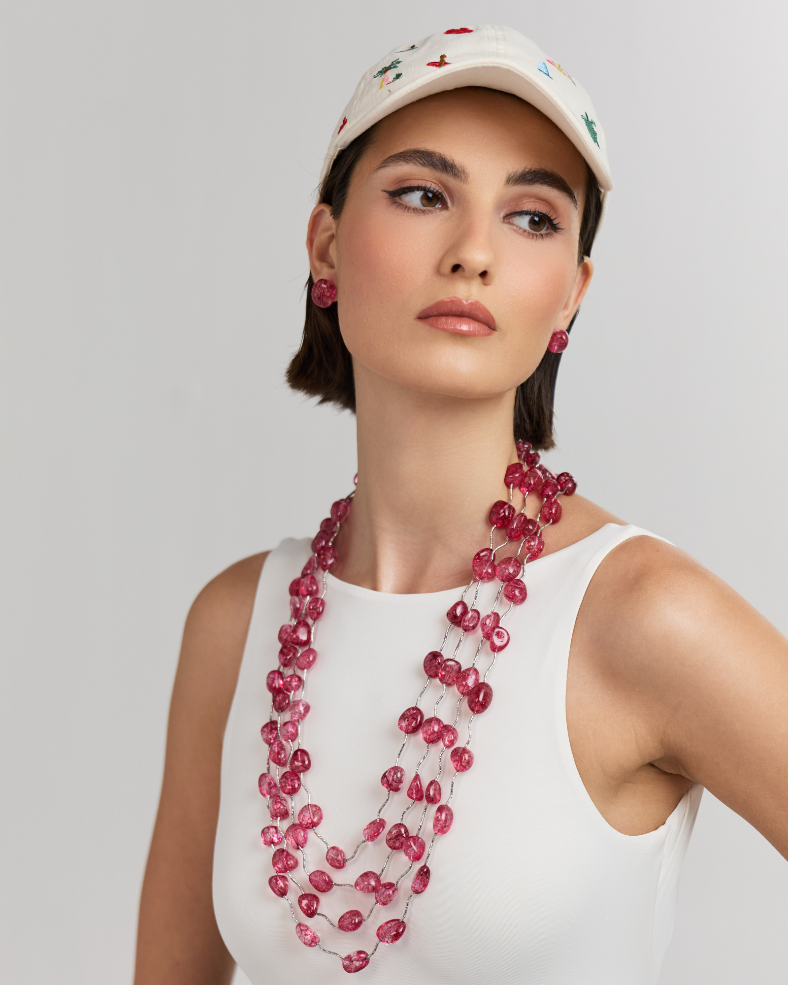 Statement Piped Red Tumbles