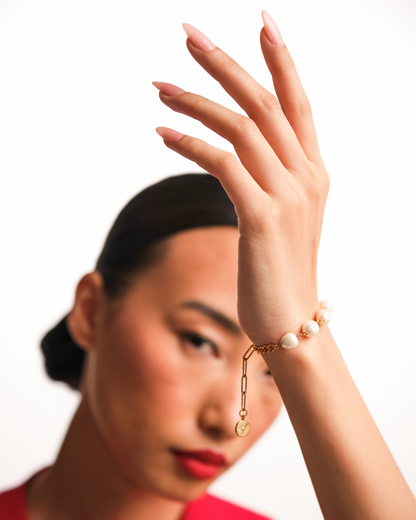 Linked Pearl Bracelet