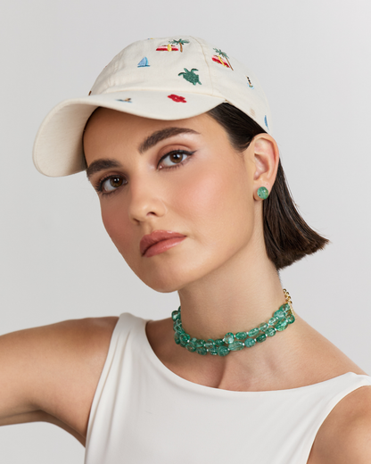 Micro Tumble Studs (Light Green)