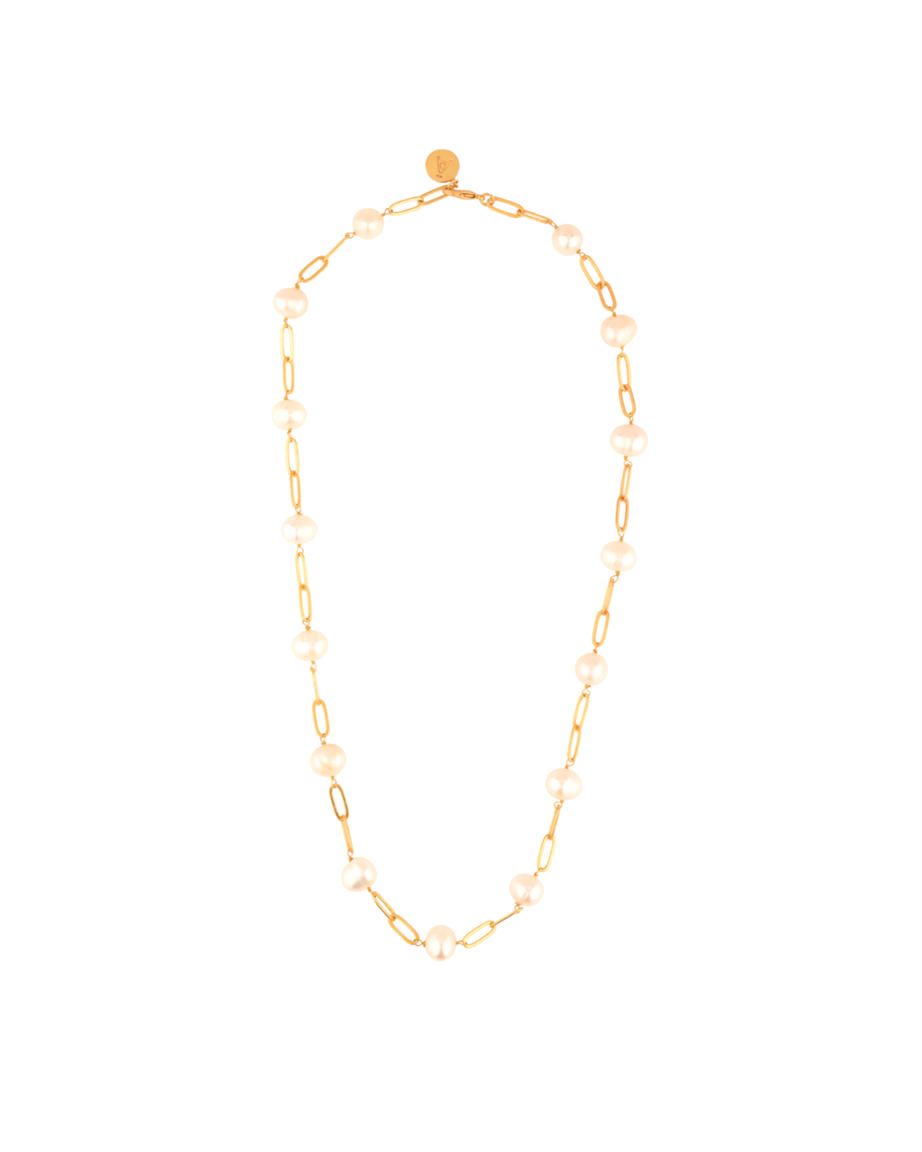 Dainty Linked Pearl Chain