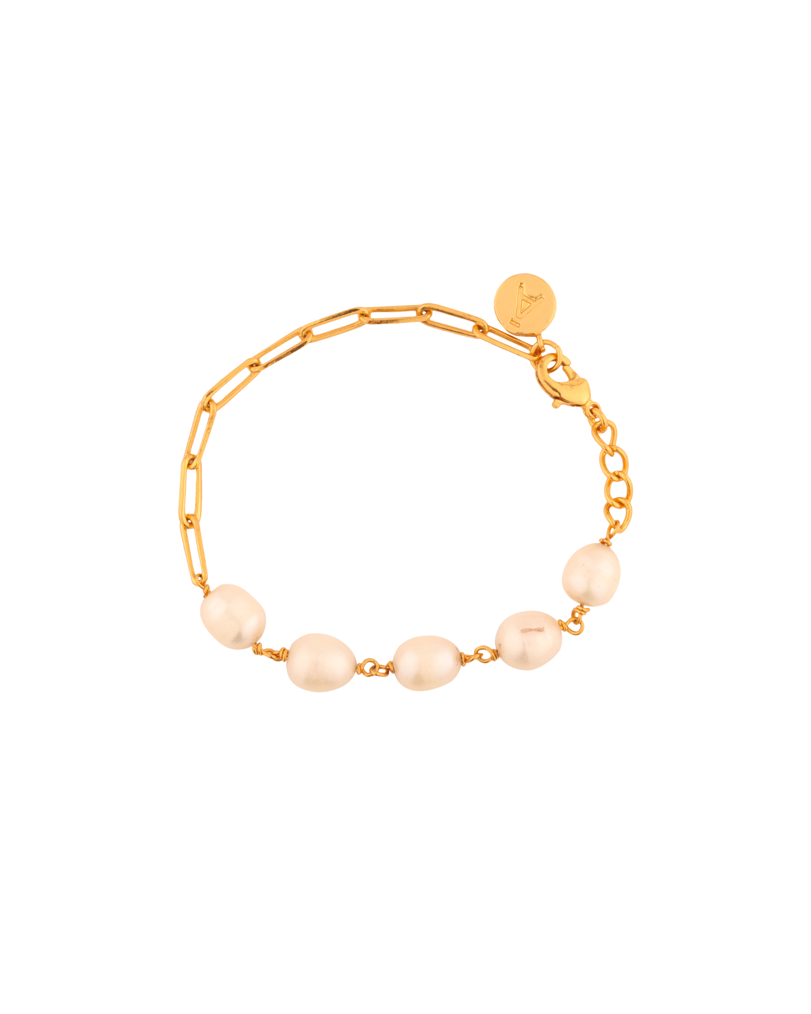 Linked Pearl Bracelet