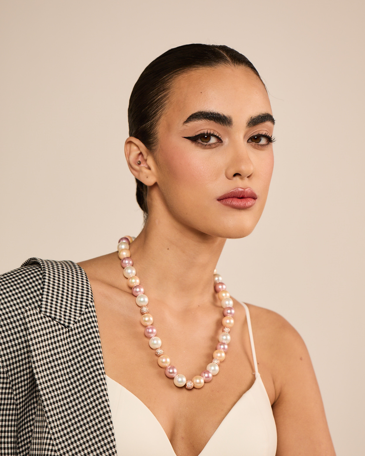 Swarovski Single - Pink, Orange &amp; White