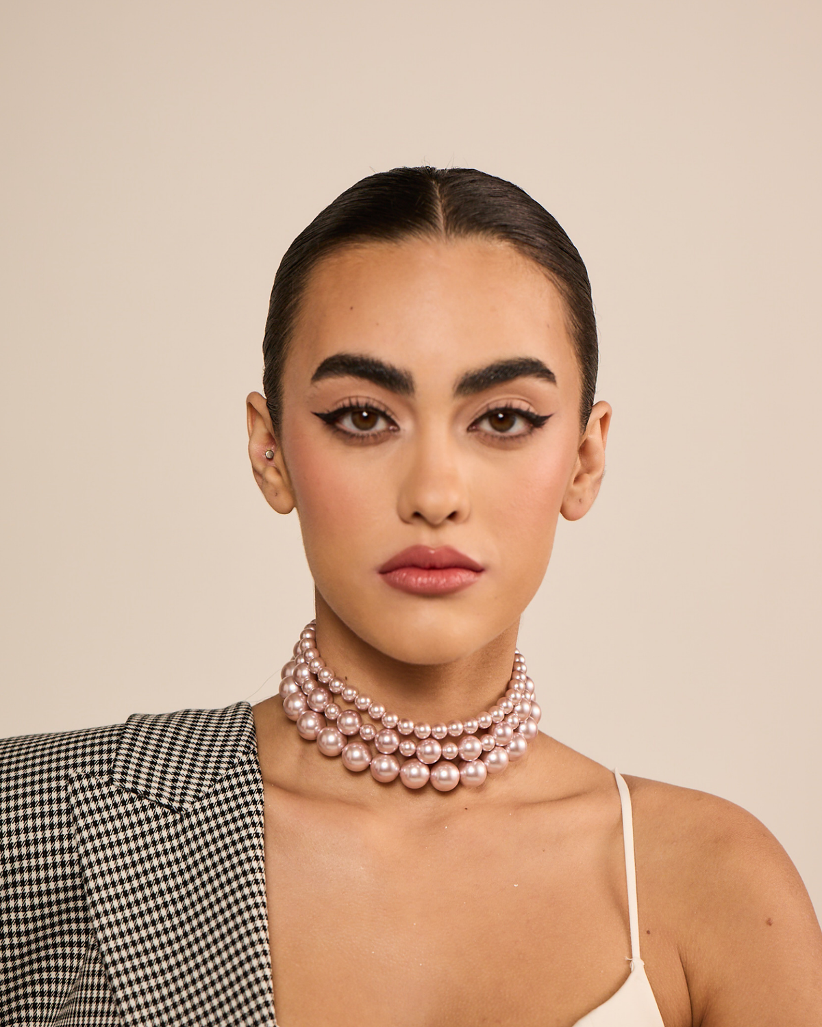 Purple Layered Choker