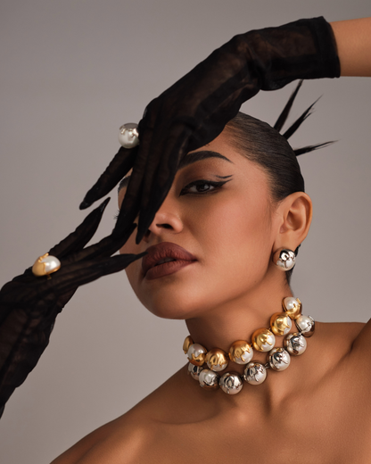 Dune Choker - Chrome