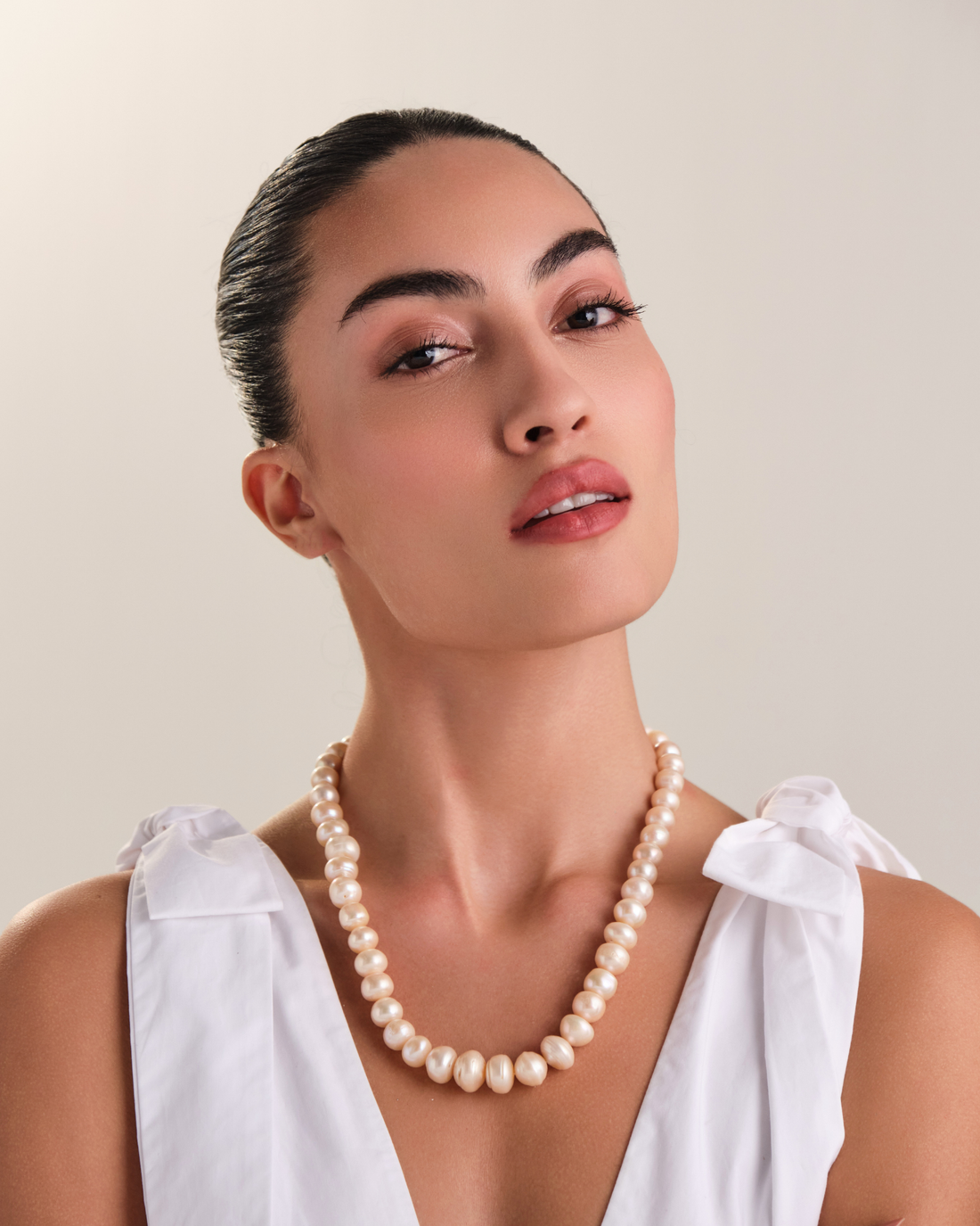 Natural Pearl Single - Peach