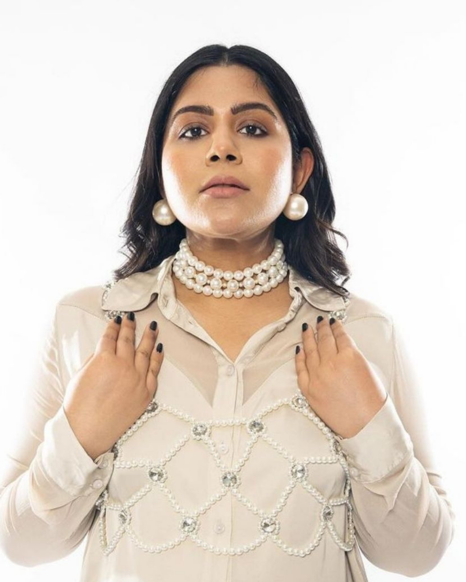 Swarovski Pearl Choker