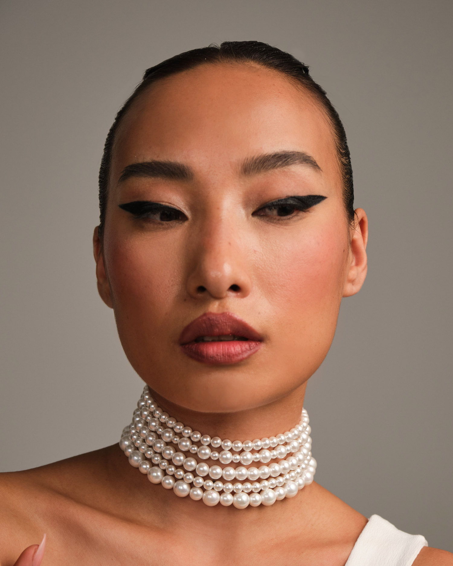 Layered Pearl Choker
