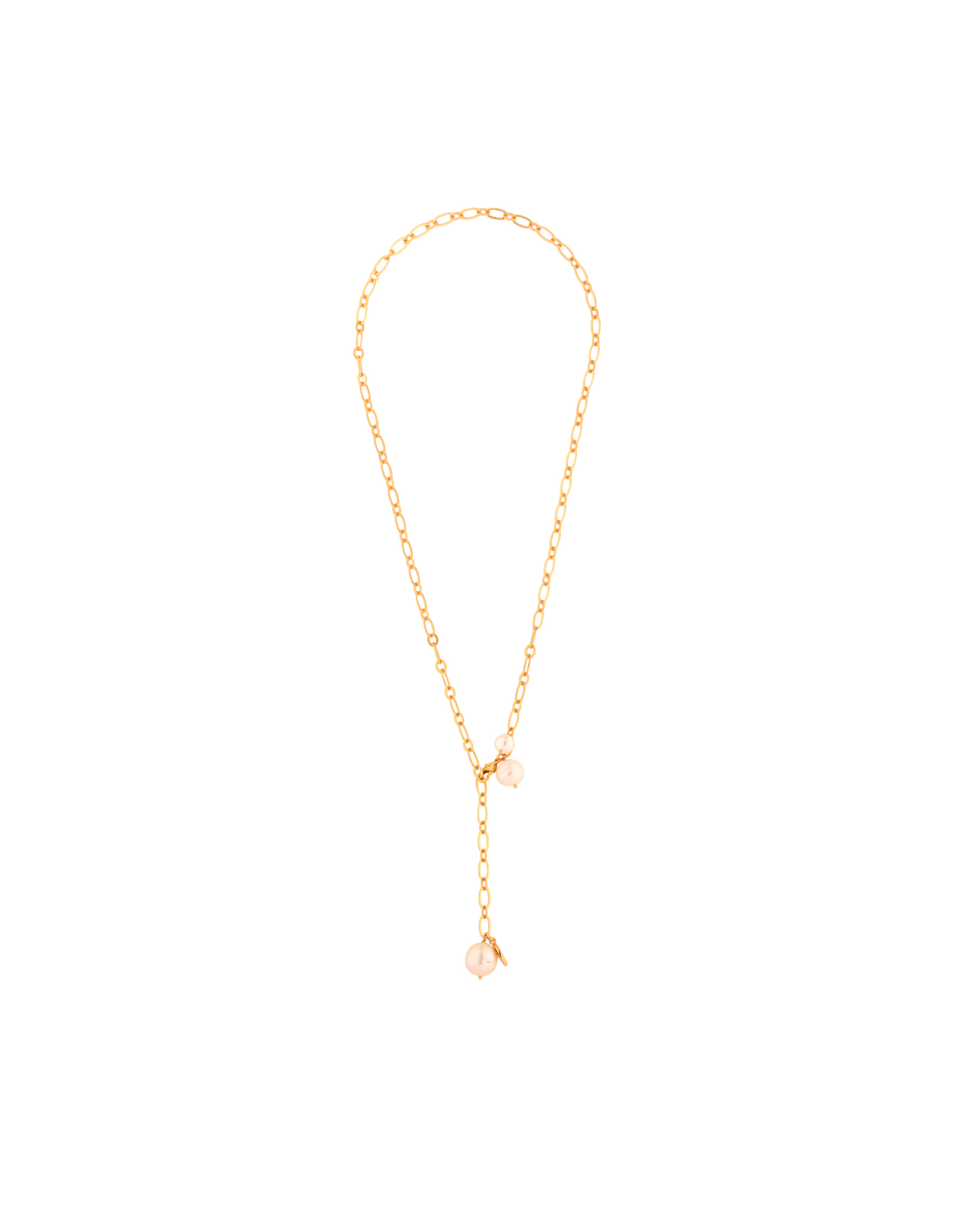 Tri-Pearl Linked Chain