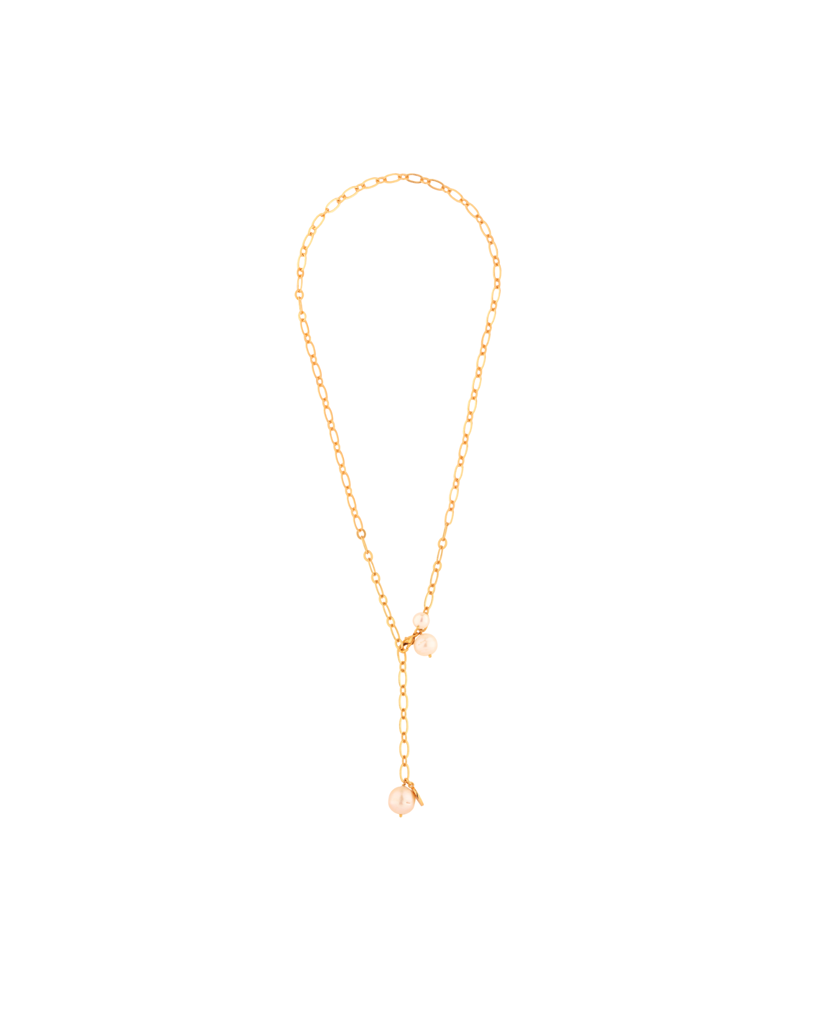Tri-Pearl Linked Chain