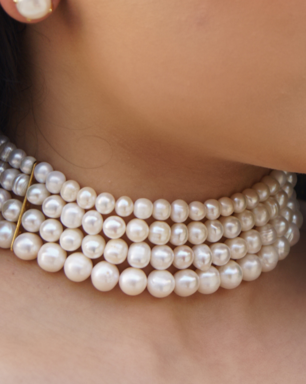 Classic Pearl Natural Choker