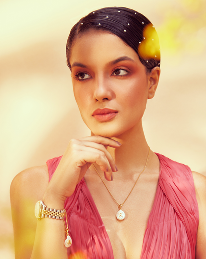 Initial Pearl Necklace