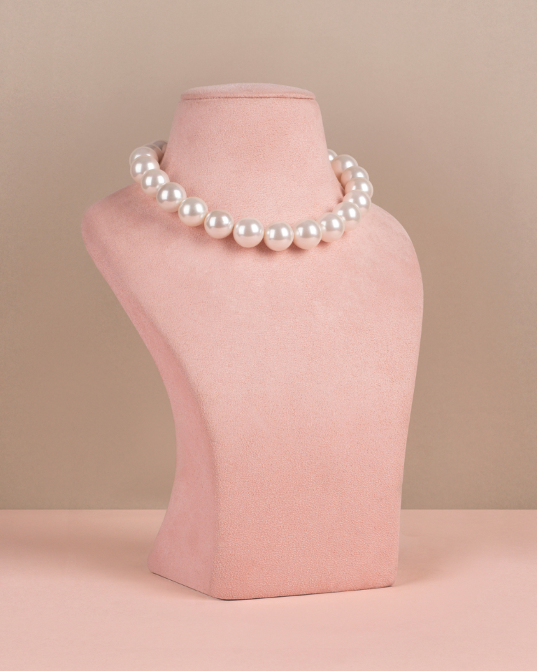 Emily Pearl Necklace - White