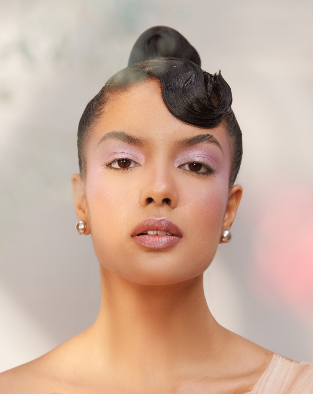 14mm Pearl Studs - Silver