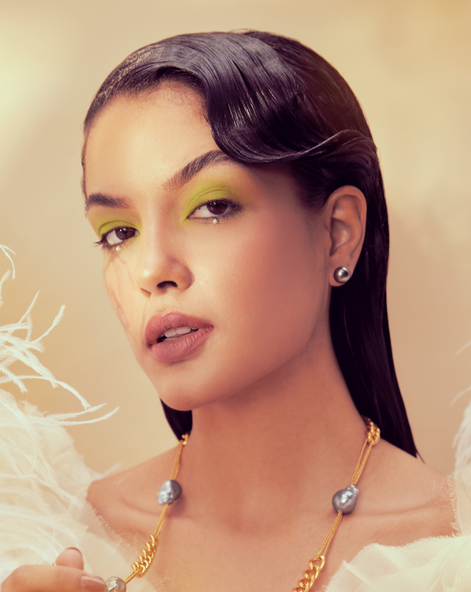 10mm Pearl Studs - Dark Silver