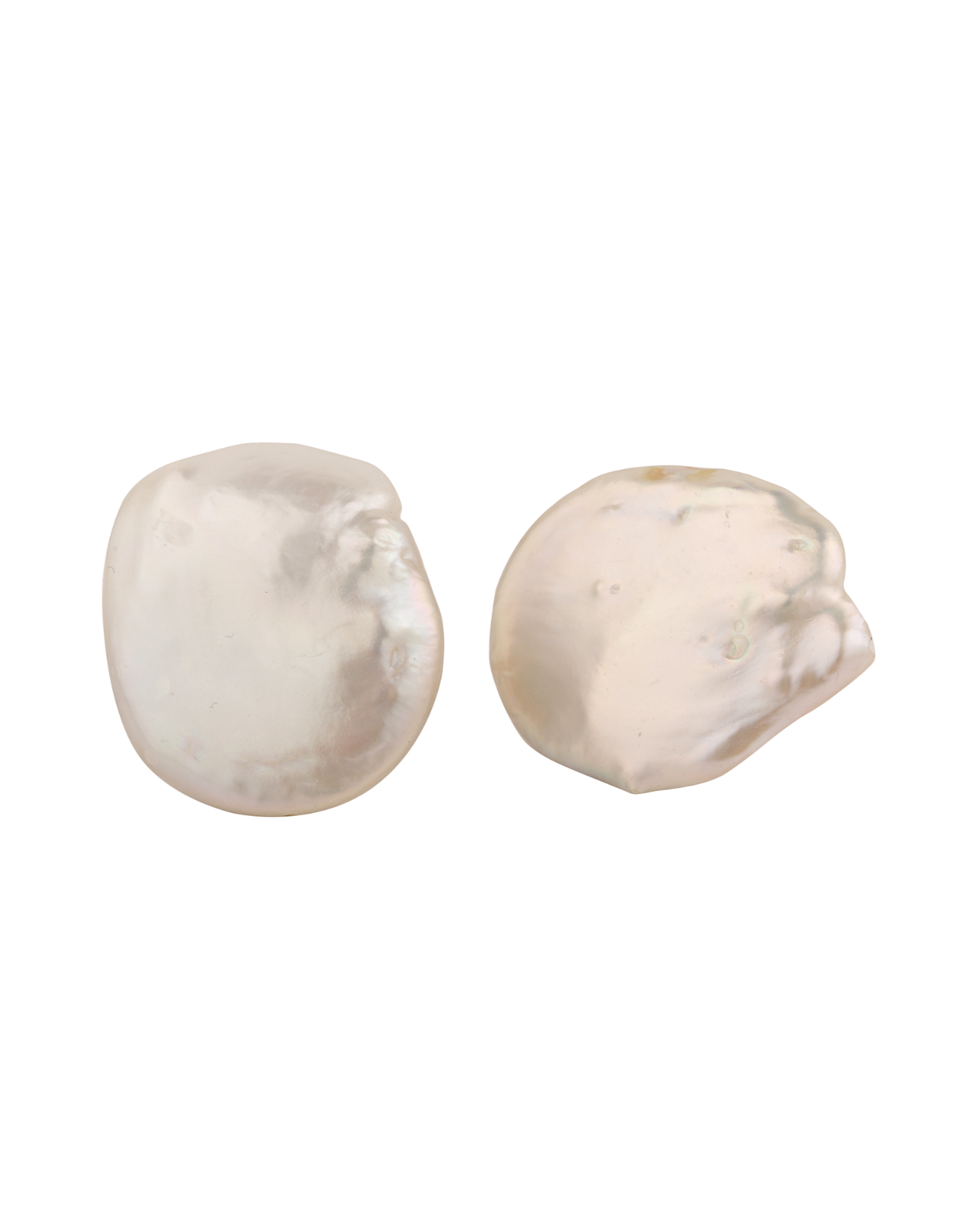 Baroque Pearl Studs - Big