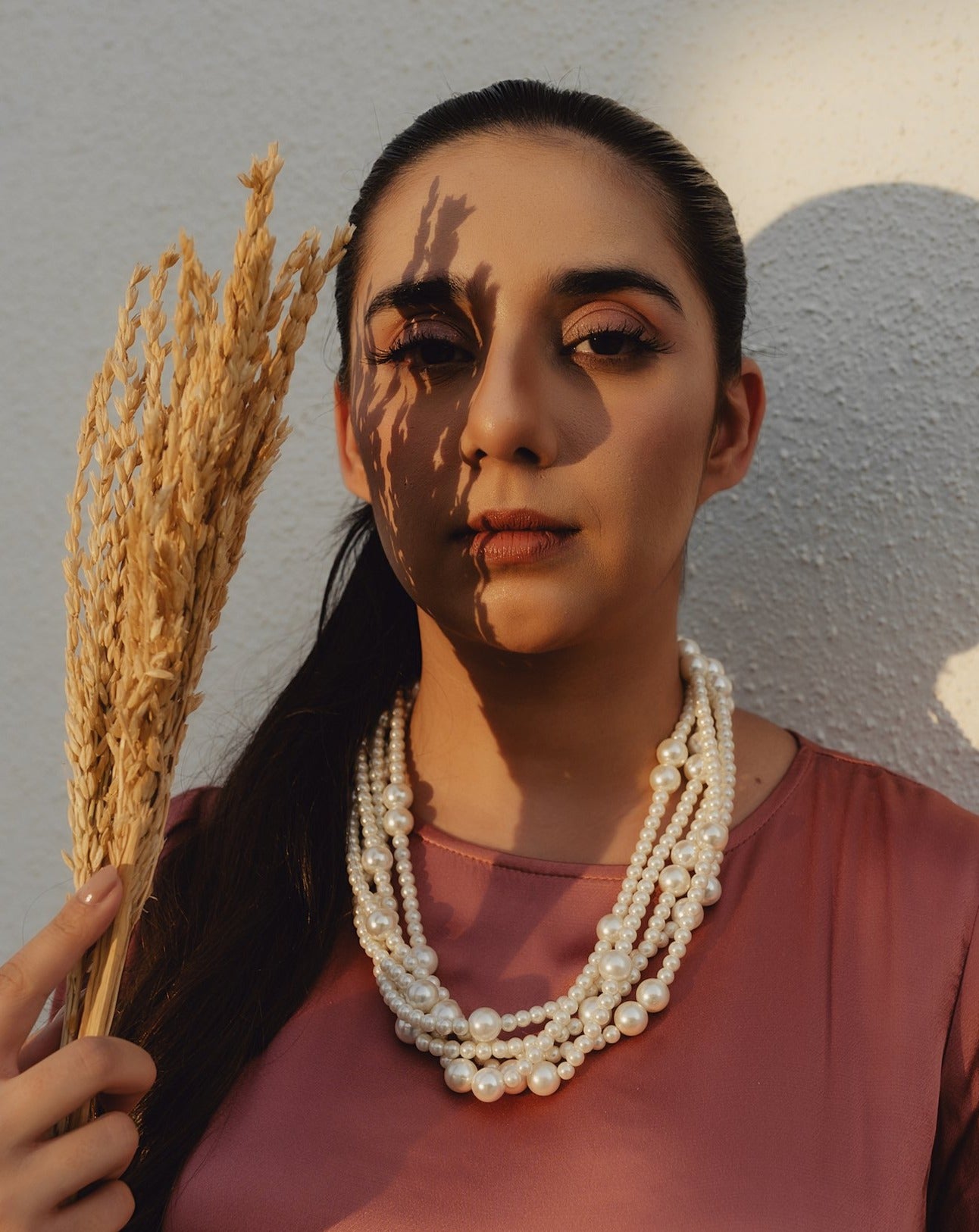 Mixed White Necklace - Anaash