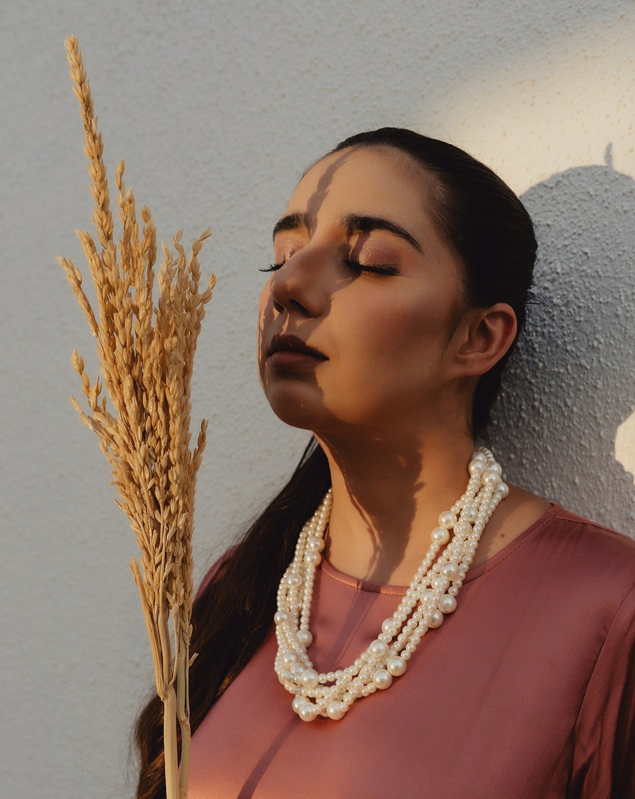 Mixed White Necklace - Anaash