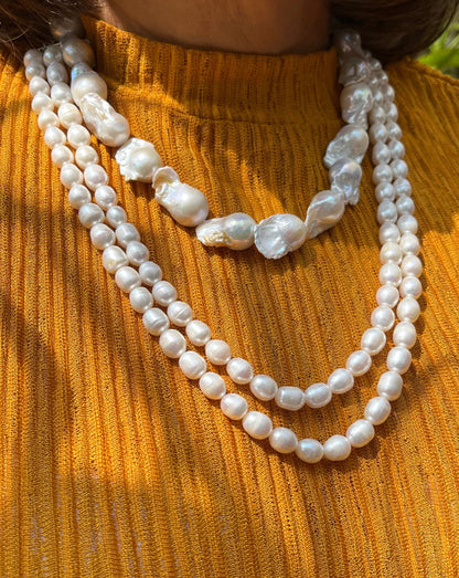 Double Layered Rice Pearls