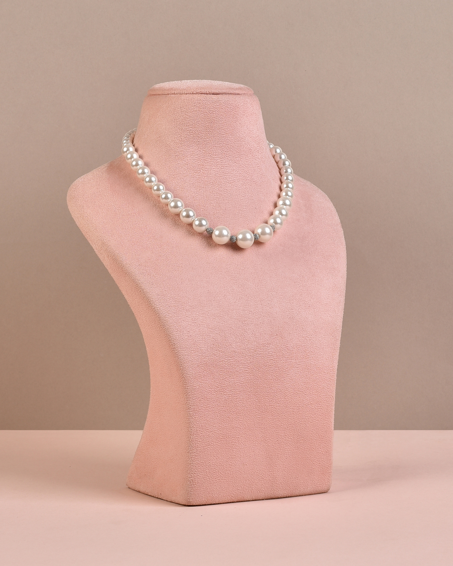 Graded Pearl Single - White with Swarovski