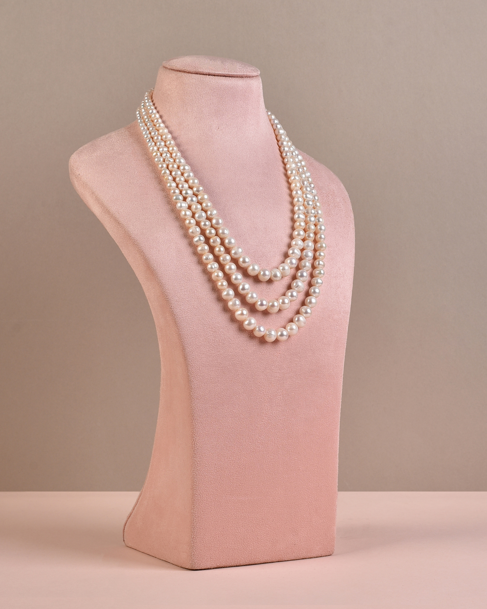 Triple Graded Pearls - Natural